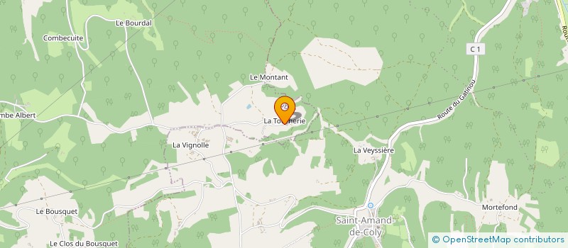 localisation de l'entreprise MONSIEUR ALEXANDER CLARE  AUBAS