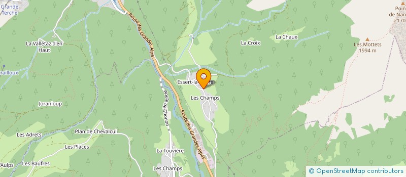 localisation de l'entreprise MONSIEUR ALEXANDER CROTTY  SAINT-JEAN-D'AULPS