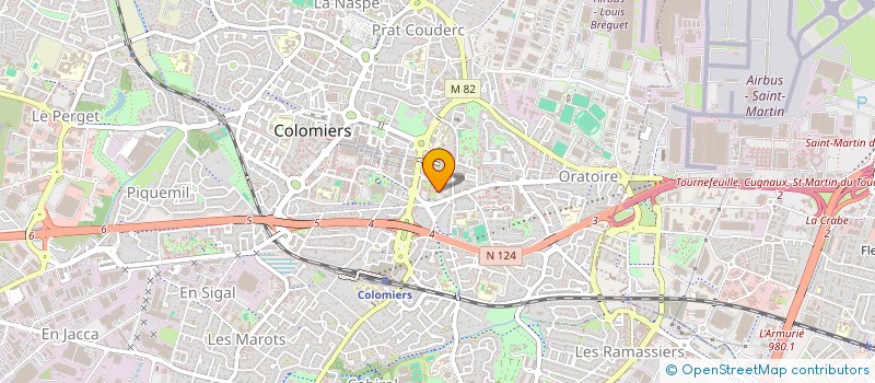 localisation de l'entreprise MONSIEUR ALEXANDER EDUARDO GONZALEZ ALFARO à COLOMIERS