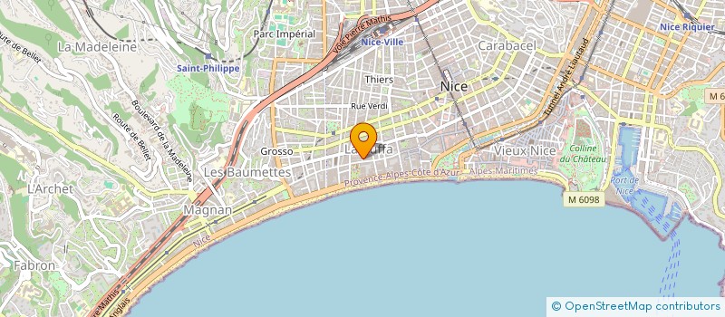 localisation de l'entreprise MONSIEUR ALEXANDER FABRI à NICE