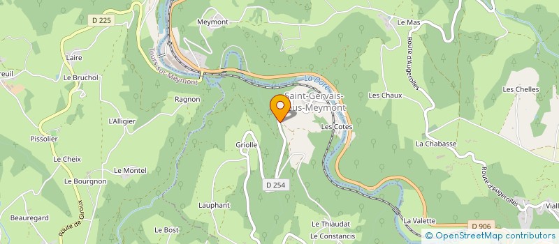 localisation de l'entreprise MONSIEUR ALEXANDER FIX  LE BRUGERON