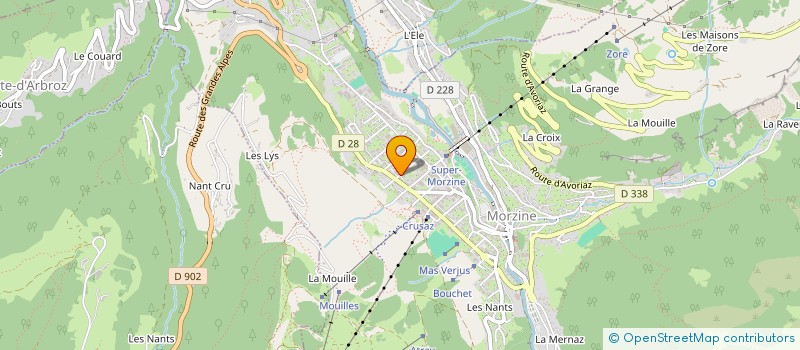 localisation de l'entreprise MONSIEUR ALEXANDER GALBRAITH à MORZINE