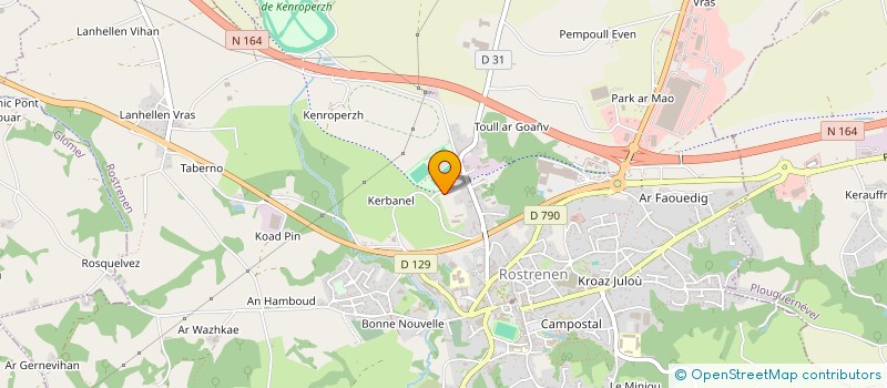 localisation de l'entreprise MONSIEUR ALEXANDER GATH  ROSTRENEN