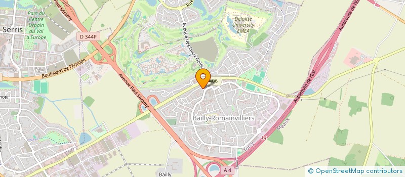 localisation de l'entreprise MONSIEUR ALEXANDER HARRISON  BAILLY-ROMAINVILLIERS