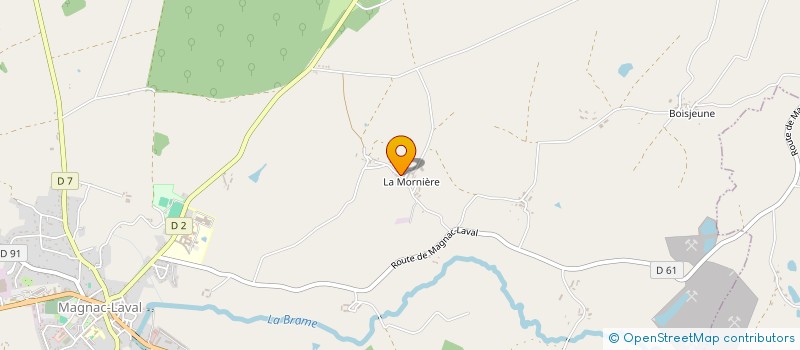 localisation de l'entreprise MONSIEUR ALEXANDER HOEFLE  MAGNAC-LAVAL