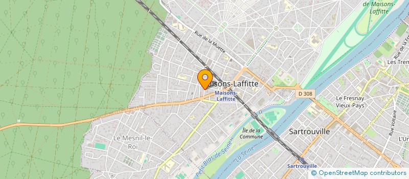 localisation de l'entreprise MONSIEUR ALEXANDER KHUSANOV  MAISONS-LAFFITTE