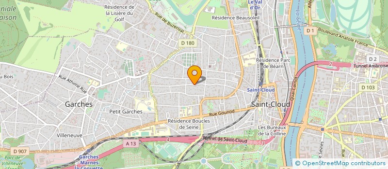 localisation de l'entreprise MONSIEUR ALEXANDER KNUPFFER à SAINT-CLOUD
