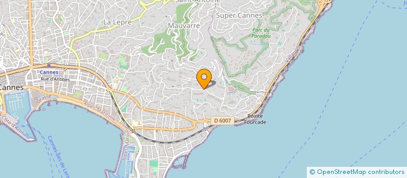 localisation de l'entreprise MONSIEUR ALEXANDER KUPREEV  CANNES