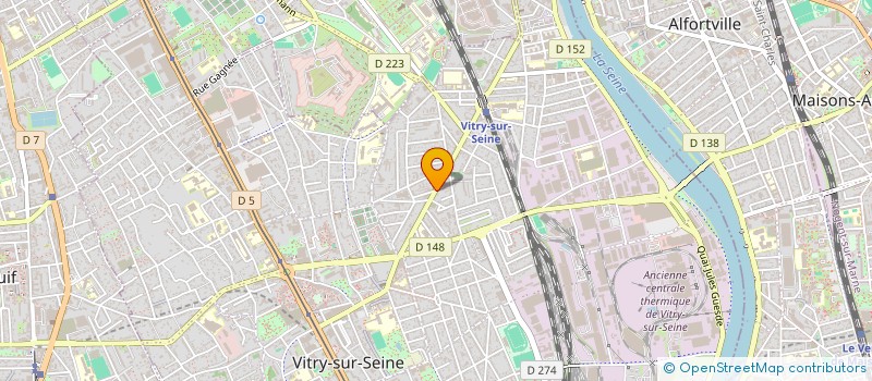 localisation de l'entreprise MONSIEUR ALEXANDER MARTIN  VITRY-SUR-SEINE