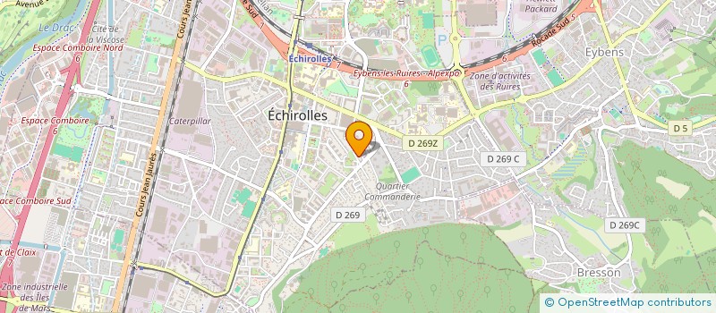 localisation de l'entreprise MONSIEUR ALEXANDER MICHAEL CROW  ECHIROLLES