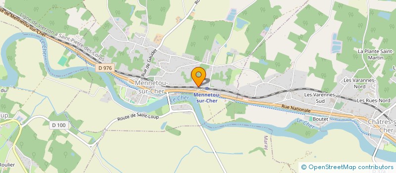 localisation de l'entreprise MONSIEUR ALEXANDER MULOT  MENNETOU-SUR-CHER