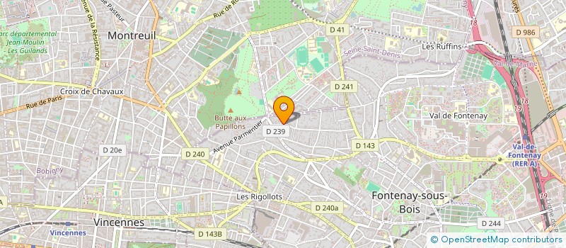 localisation de l'entreprise MONSIEUR ALEXANDER RIBAULT à FONTENAY-SOUS-BOIS
