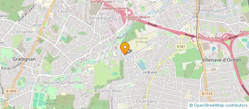 localisation de l'entreprise MONSIEUR ALEXANDER SUBAH  VILLENAVE-D'ORNON