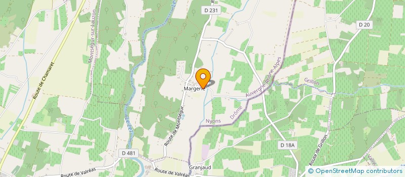 localisation de l'entreprise MONSIEUR ALEXANDER VAN DE ZUIDWIND  COLONZELLE