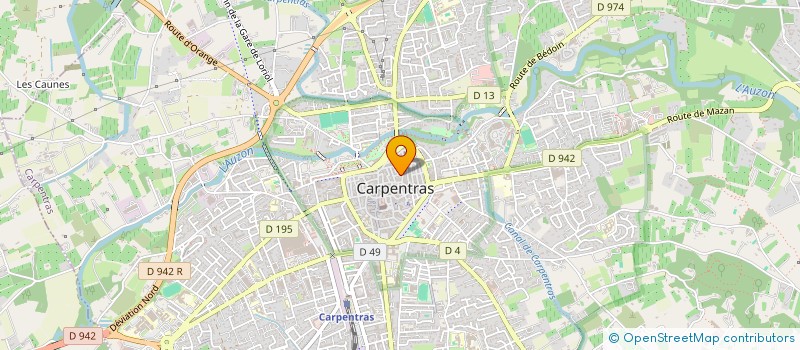 localisation de l'entreprise MONSIEUR ALEXANDER VAN DEN HENGEL  CARPENTRAS