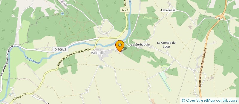 localisation de l'entreprise MONSIEUR ALEXANDER WRIGHT  BRANTOME EN PERIGORD