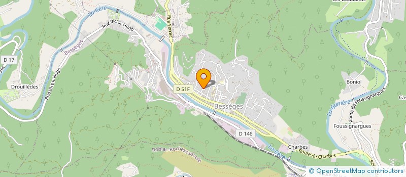 localisation de l'entreprise MONSIEUR ALEXANDER ZUNINO  BESSEGES