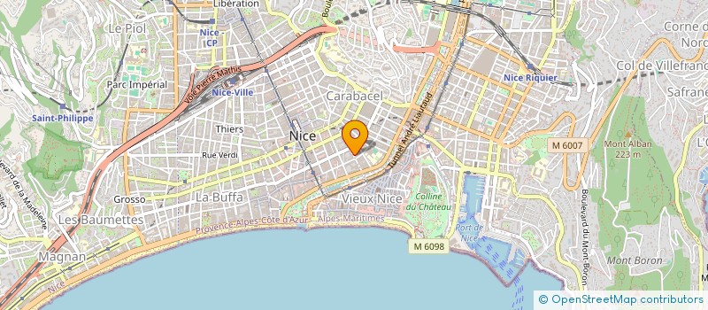 localisation de l'entreprise MONSIEUR ALEXANDR CAIREAC  NICE