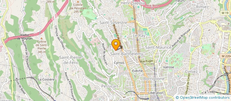 localisation de l'entreprise MONSIEUR ALEXANDR ENACHI à NICE