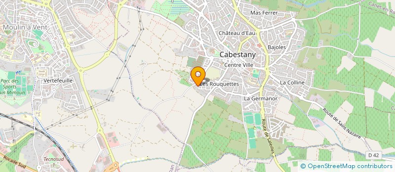 localisation de l'entreprise MONSIEUR ALEXANDR KAPRELOV à CABESTANY