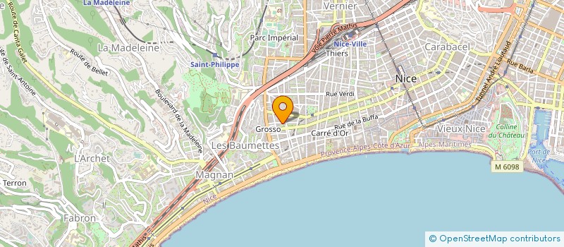 localisation de l'entreprise MONSIEUR ALEXANDR LOGHIN à NICE