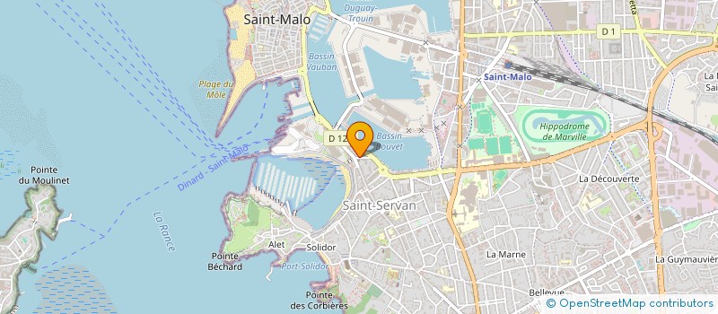 localisation de l'entreprise MONSIEUR ALEXANDR MINCENCOV  SAINT-MALO