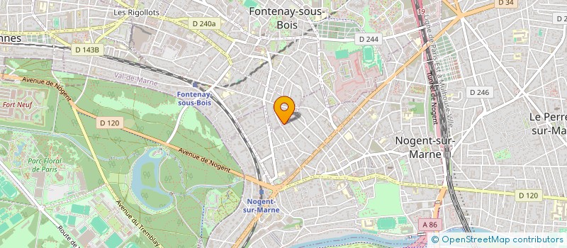 localisation de l'entreprise MONSIEUR ALEXANDR TURCAN à FONTENAY-SOUS-BOIS