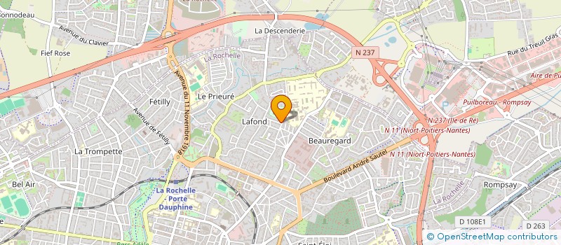 localisation de l'entreprise MONSIEUR ALEXANDRA BOUARD  LA ROCHELLE