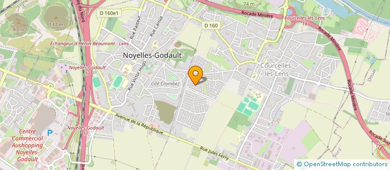 localisation de l'entreprise MONSIEUR ALEXANDRA BRILLON à COURCELLES-LES-LENS