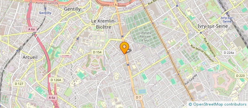 localisation de l'entreprise MONSIEUR ALEXANDRE ABBAS  LE KREMLIN-BICETRE