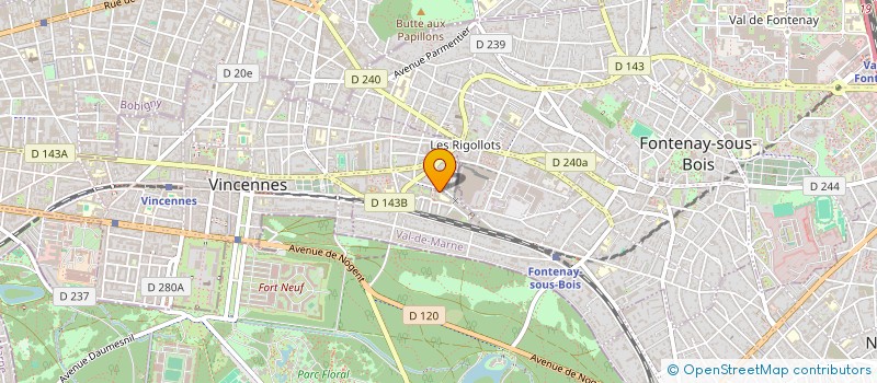 localisation de l'entreprise MONSIEUR ALEXANDRE ABOU HASSAN à VINCENNES