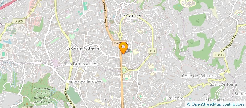 localisation de l'entreprise MONSIEUR ALEXANDRE ABOULKEIR à LE CANNET
