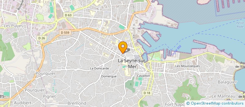 localisation de l'entreprise MONSIEUR ALEXANDRE ACHARD à LA SEYNE SUR MER