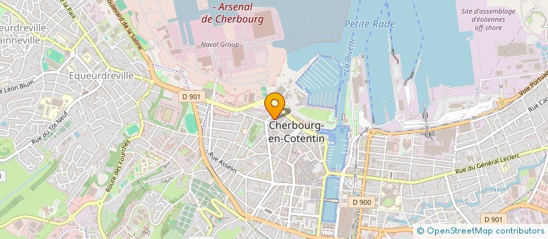 localisation de l'entreprise MONSIEUR ALEXANDRE ADAM  CHERBOURG-EN-COTENTIN