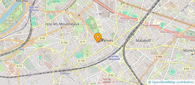 localisation de l'entreprise MONSIEUR ALEXANDRE ADAN  VANVES