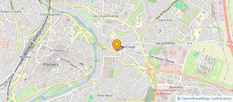 localisation de l'entreprise MONSIEUR ALEXANDRE ADJIMI à POITIERS