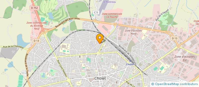 localisation de l'entreprise MONSIEUR ALEXANDRE AERNOUTS à CHOLET
