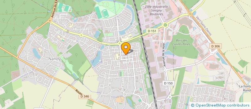 localisation de l'entreprise MONSIEUR ALEXANDRE AFANTODJI  SAVIGNY-LE-TEMPLE