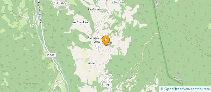 localisation de l'entreprise MONSIEUR ALEXANDRE AGASSE  CROTS