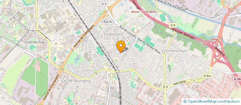 localisation de l'entreprise MONSIEUR ALEXANDRE AGBOZOH  REIMS