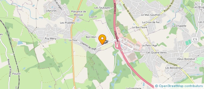 localisation de l'entreprise MONSIEUR ALEXANDRE AGENEAU à LE VIGEN