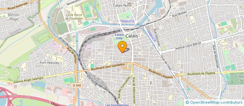 localisation de l'entreprise MONSIEUR ALEXANDRE AGNERAY  CALAIS