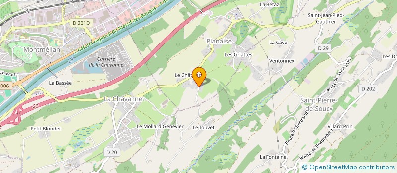 localisation de l'entreprise MONSIEUR ALEXANDRE AIMETTI à PLANAISE