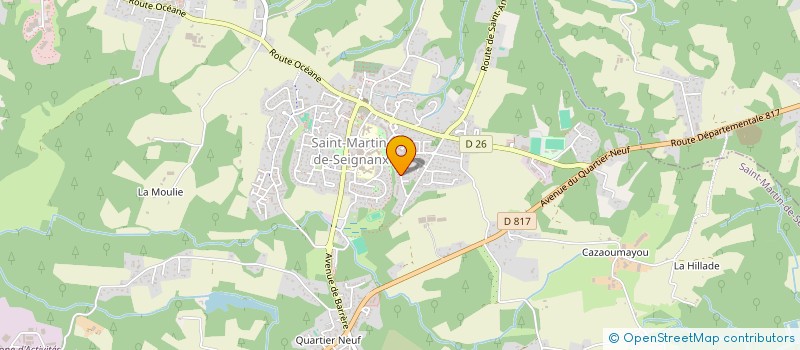 localisation de l'entreprise MONSIEUR ALEXANDRE ALAIN LACAZE  SAINT-MARTIN-DE-SEIGNANX