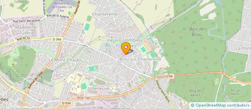 localisation de l'entreprise MONSIEUR ALEXANDRE ALBERT  BROU-SUR-CHANTEREINE