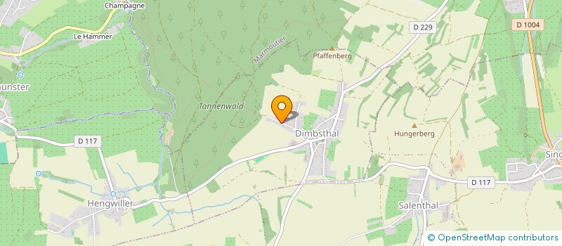 localisation de l'entreprise MONSIEUR ALEXANDRE ALBERT  DIMBSTHAL