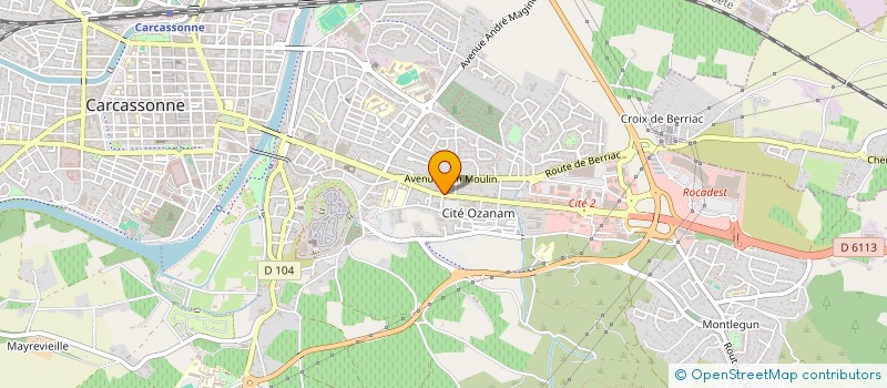 localisation de l'entreprise MONSIEUR ALEXANDRE ALBERT à CARCASSONNE