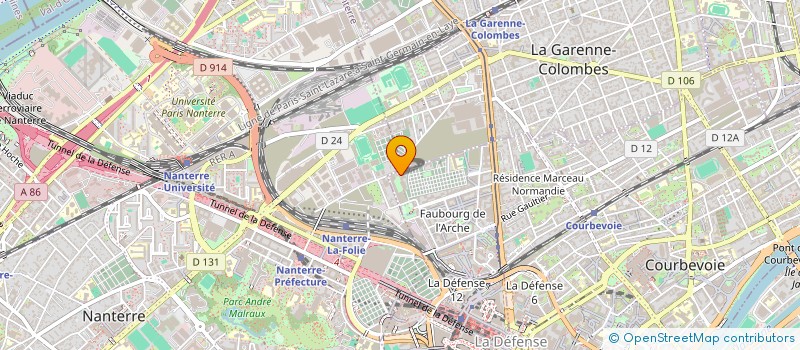localisation de l'entreprise MONSIEUR ALEXANDRE ALEGHAFOURIAN à COURBEVOIE