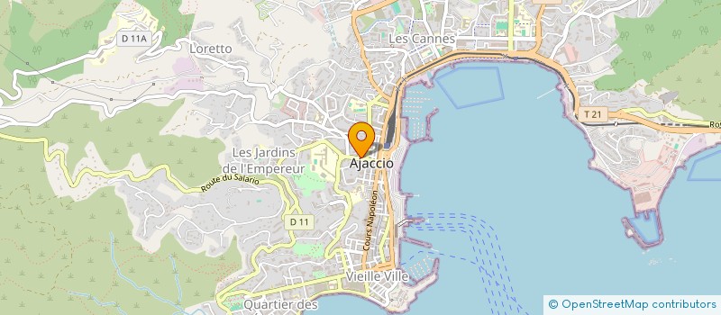 localisation de l'entreprise MONSIEUR ALEXANDRE ALEXANDRE RUSSO à AJACCIO