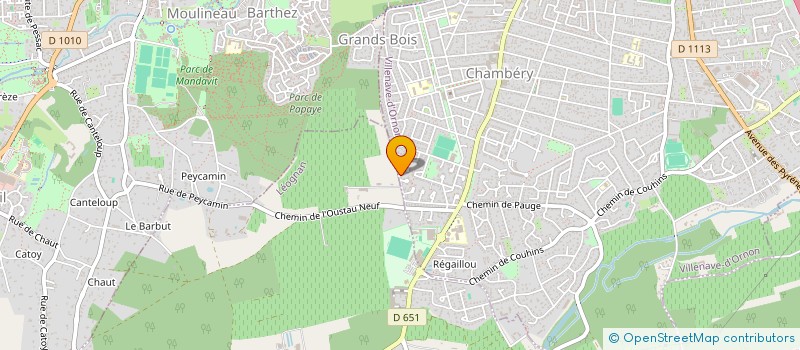 localisation de l'entreprise MONSIEUR ALEXANDRE ALGAYRES  VILLENAVE-D'ORNON